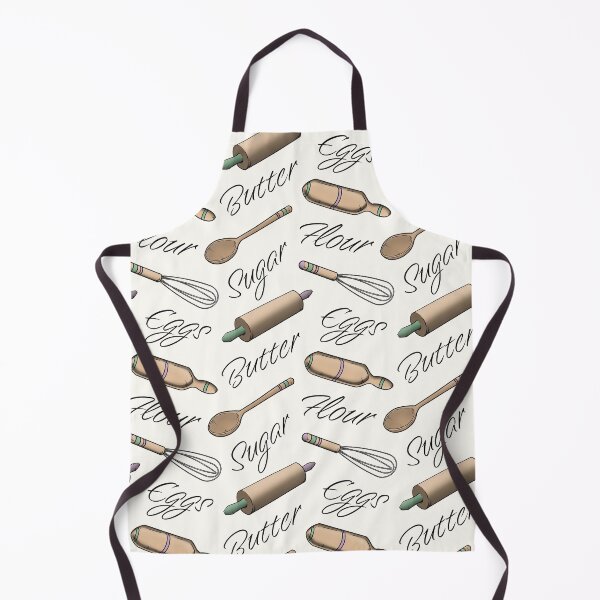 Item preview, Love to Bake Wooden Utensils Seamless Pattern Design designed and sold by CreativeDraws42.