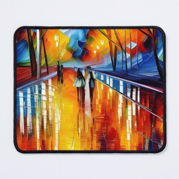 Item preview, Neo-impressionist road in the forest designed and sold by brandway.