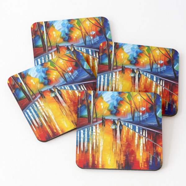 Item preview, Neo-impressionist road in the forest designed and sold by brandway.