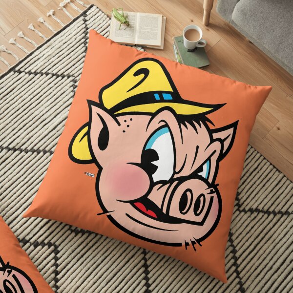 This Little Piggy Cried "Wassup?" Floor Pillow
