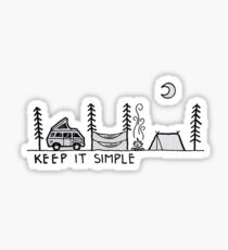 halte es einfach Sticker