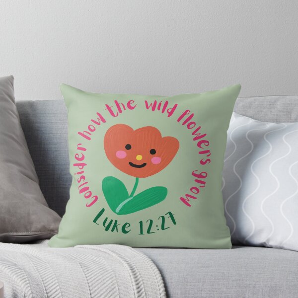 Item preview, Consider how the wild flowers grow Luke 12:27 designed and sold by agaveporridge.