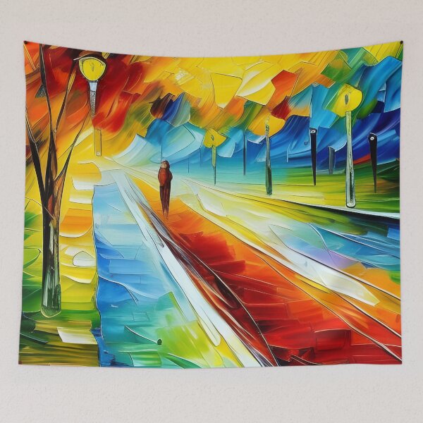 Item preview, Neo Impressionist painting of the park designed and sold by brandway.