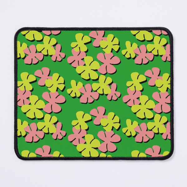 Item preview, pink and yellow cut-out flowers designed and sold by Lora Deyn.