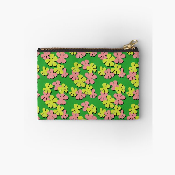 Item preview, pink and yellow cut-out flowers designed and sold by Lora Deyn.