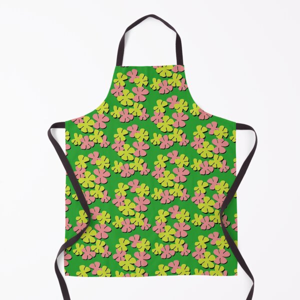 Item preview, pink and yellow cut-out flowers designed and sold by Lora Deyn.