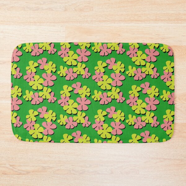 Item preview, pink and yellow cut-out flowers designed and sold by Lora Deyn.