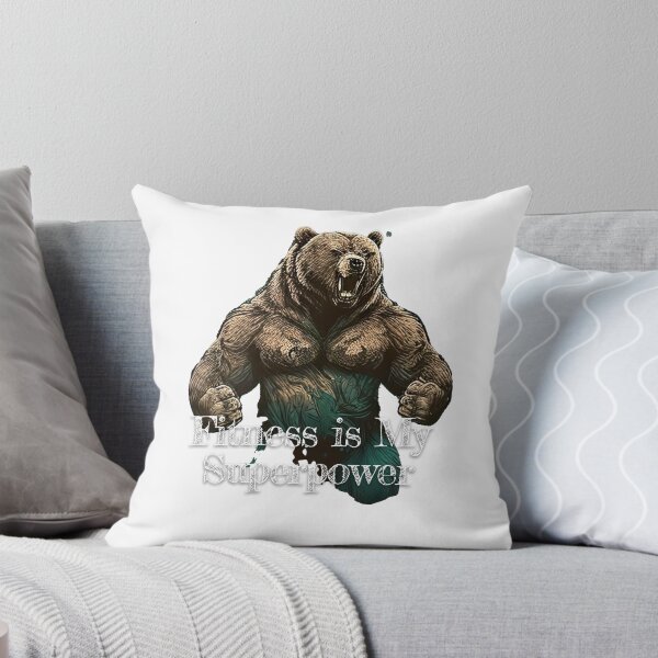 Item preview, Fitness is My Superpower Bodybuilding Fitness Gym Workout Exercise Merch Print Design designed and sold by tengamerx.