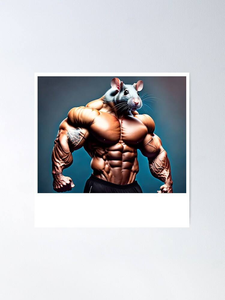 Gym Rat' Poster, picture, metal print, paint by Mesh