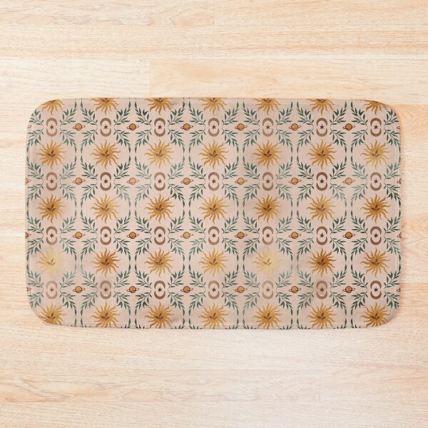 Item preview, Celestial pattern sun and leaves designed and sold by CuteFashionLove.