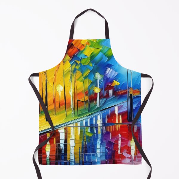 Item preview, Neo-impressionist park at night designed and sold by brandway.