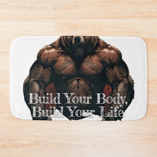 Artikelvorschau, Build Your Body, Build Your Life Bodybuilding Fitness Gym Workout Exercise Merch Print Design entworfen und verkauft von tengamerx.
