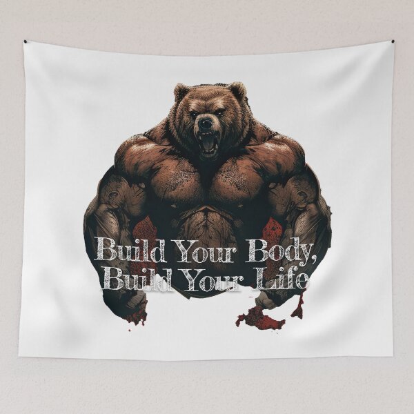 Item preview, Build Your Body, Build Your Life Bodybuilding Fitness Gym Workout Exercise Merch Print  Design designed and sold by tengamerx.