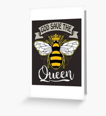 God Save The Queen Greeting Card