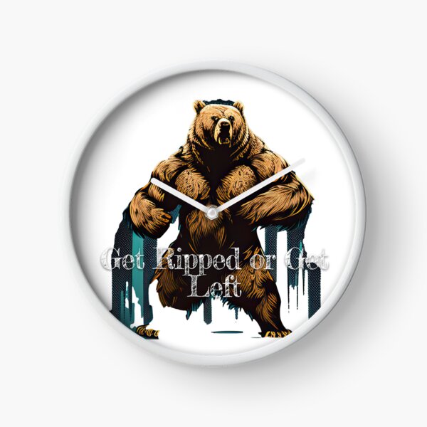 Item preview, Get Ripped or Get Left Bodybuilding Fitness Gym Workout Exercise Merch Print  Design designed and sold by tengamerx.
