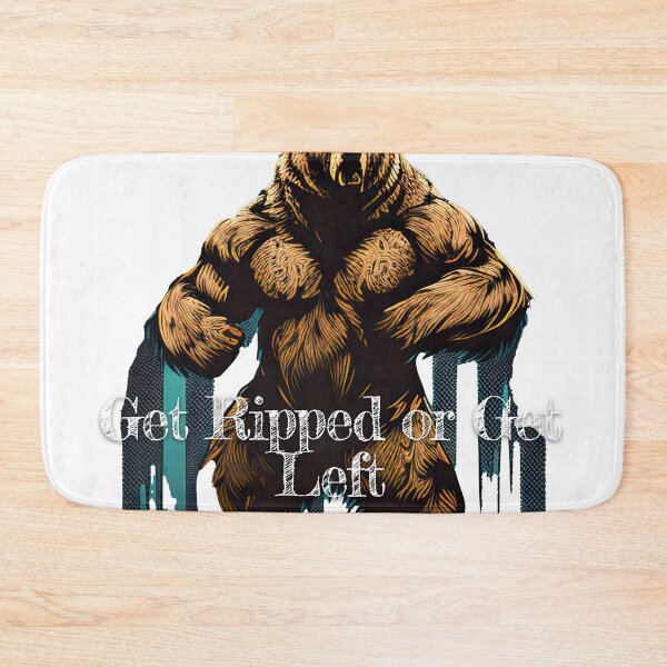 Item preview, Get Ripped or Get Left Bodybuilding Fitness Gym Workout Exercise Merch Print  Design designed and sold by tengamerx.