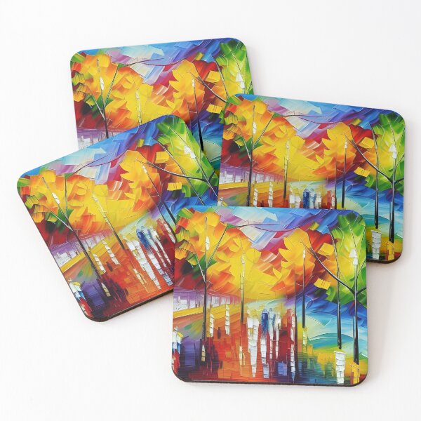 Item preview, Neo-impressionist colorful park designed and sold by brandway.