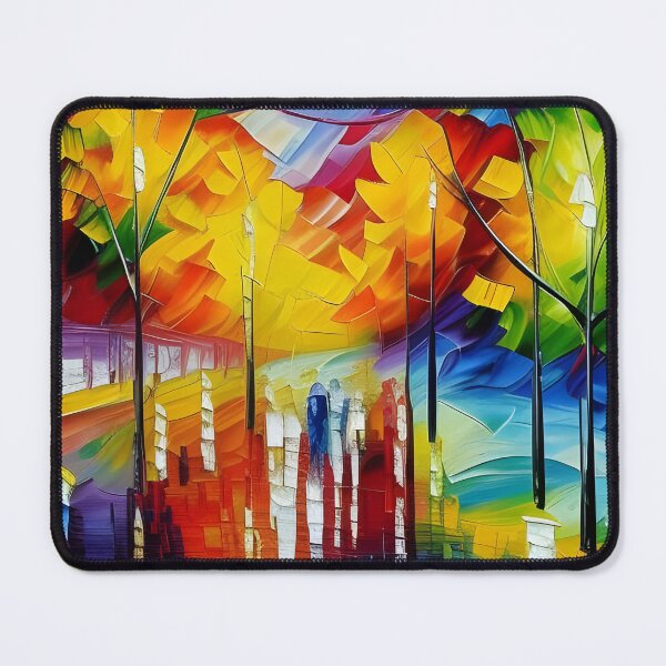 Item preview, Neo-impressionist colorful park designed and sold by brandway.