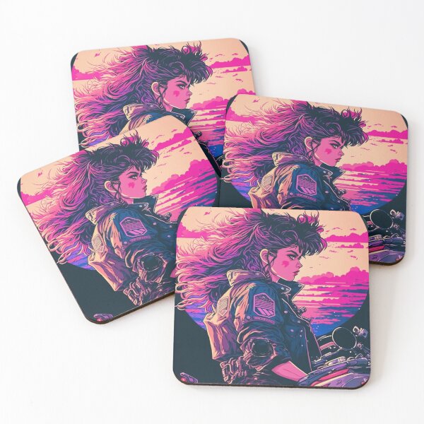 Item preview, Synthwave 80s Anime character #1 designed and sold by RESToRAPTOR.