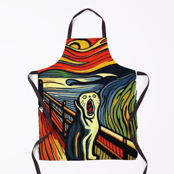 Item preview, SCREAMING CAT Edvard Munch style designed and sold by Fakhri343.