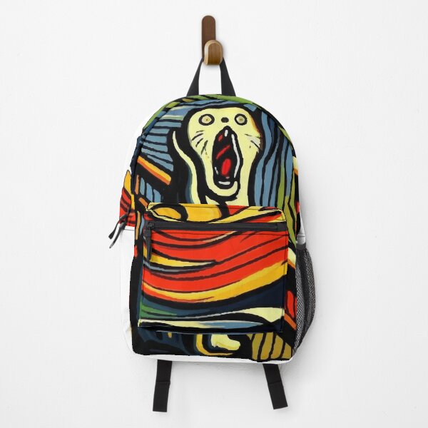 Item preview, SCREAMING CAT Edvard Munch style designed and sold by Fakhri343.
