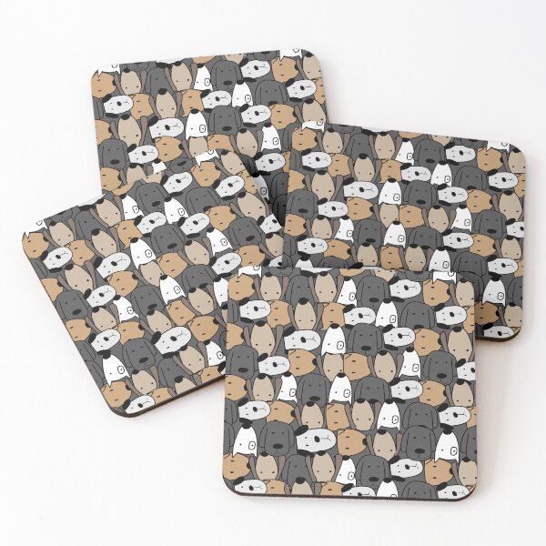 Item preview, Dark Grey Dog Pattern designed and sold by OLAIZA.