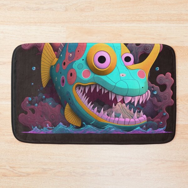 Item preview, Bruxish, the Colorful Psychic Fish in murky waters! designed and sold by Frocentric.