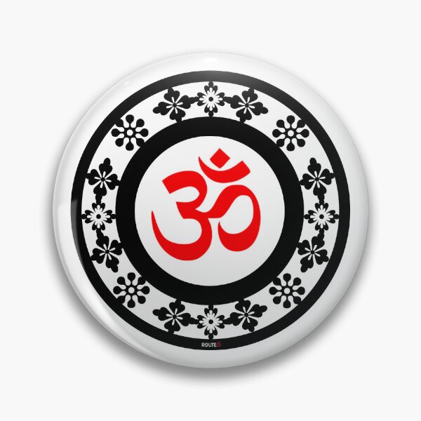Artikelvorschau, Om-Symbol mit dekorativer Einfassung entworfen und verkauft von ROUTE6.