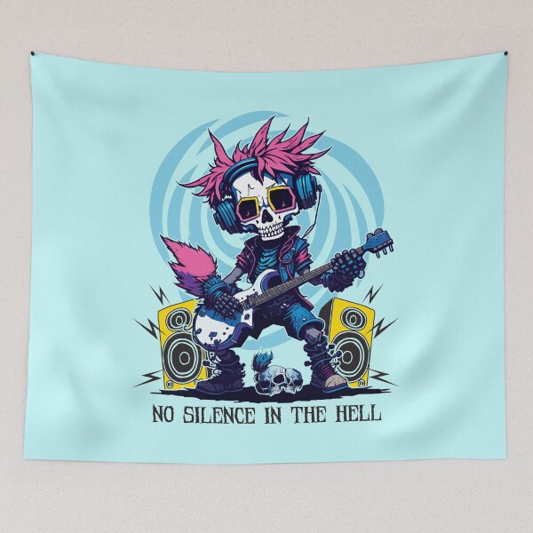 Item preview, Rock and roll never dies (clean ver.) - funny saying designed and sold by VichallanStudio.