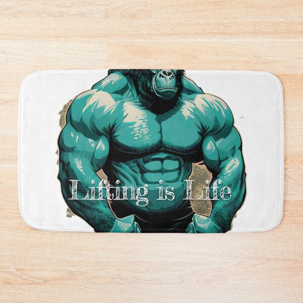 Item preview, Lifting is Life Bodybuilding Fitness Gym Workout Exercise Merch Print  Design designed and sold by tengamerx.
