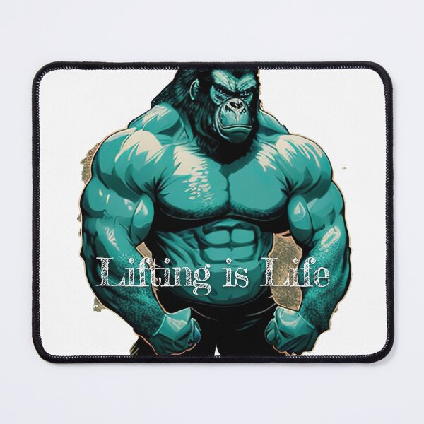 Item preview, Lifting is Life Bodybuilding Fitness Gym Workout Exercise Merch Print Design designed and sold by tengamerx.
