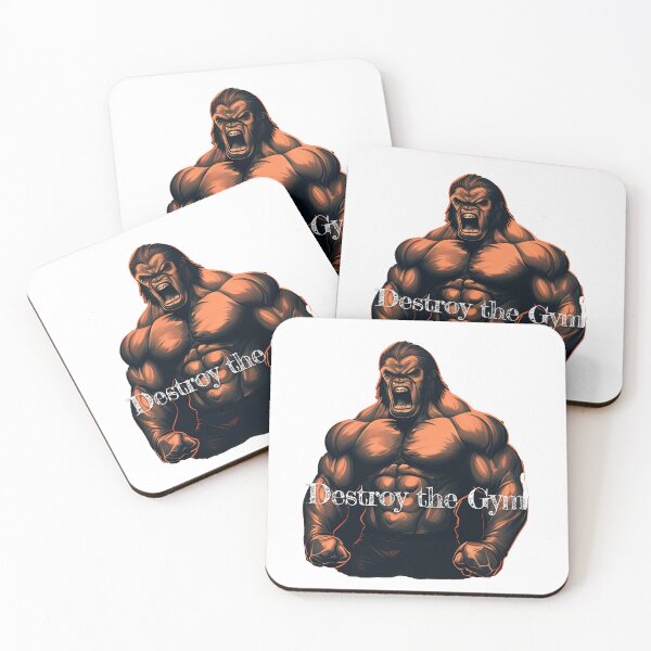 Aperçu de l'œuvre Destroy the Gym Bodybuilding Fitness Gym Workout Exercise Merch Print Design créée et vendue par tengamerx.