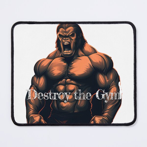 Item preview, Destroy the Gym Bodybuilding Fitness Gym Workout Exercise Merch Print Design designed and sold by tengamerx.