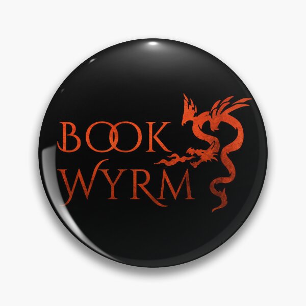 Artikelvorschau, Roter Buchwyrm entworfen und verkauft von NerdCatShop.