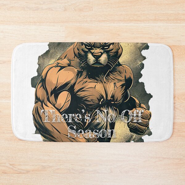 Item preview, There's No Off Season Bodybuilding Fitness Gym Workout Exercise Merch Print  Design designed and sold by tengamerx.