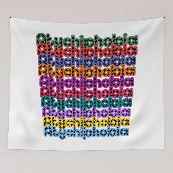 Item preview, Atychiphobia Colourful Retro designed and sold by Pebasfa.