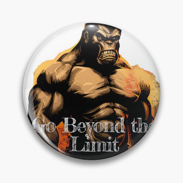 Item preview, Go Beyond the Limit Bodybuilding Fitness Gym Workout Exercise Merch Print  Design designed and sold by tengamerx.