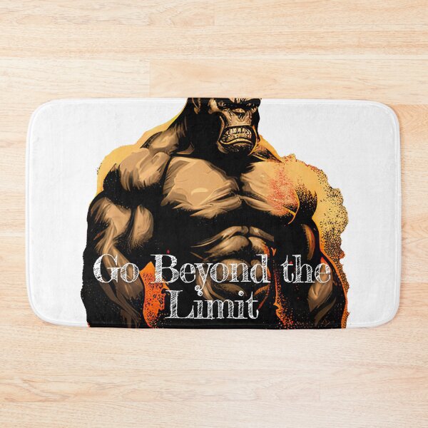 Item preview, Go Beyond the Limit Bodybuilding Fitness Gym Workout Exercise Merch Print  Design designed and sold by tengamerx.