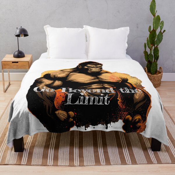 Item preview, Go Beyond the Limit Bodybuilding Fitness Gym Workout Exercise Merch Print  Design designed and sold by tengamerx.