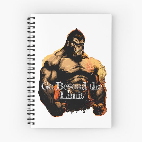 Item preview, Go Beyond the Limit Bodybuilding Fitness Gym Workout Exercise Merch Print  Design designed and sold by tengamerx.