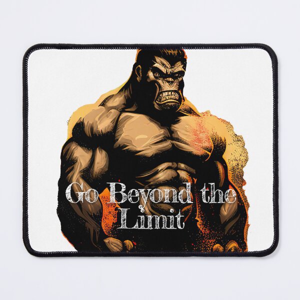 Item preview, Go Beyond the Limit Bodybuilding Fitness Gym Workout Exercise Merch Print Design designed and sold by tengamerx.