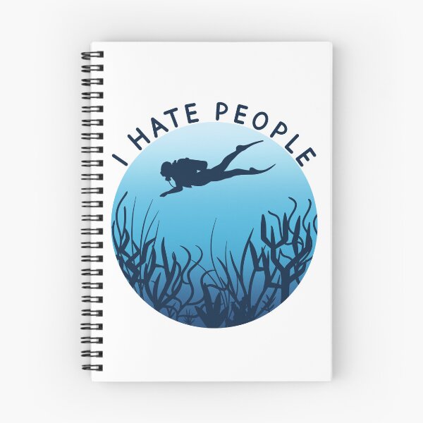 Item preview, I hate people (SCUBA) designed and sold by Scuba-Div3r.