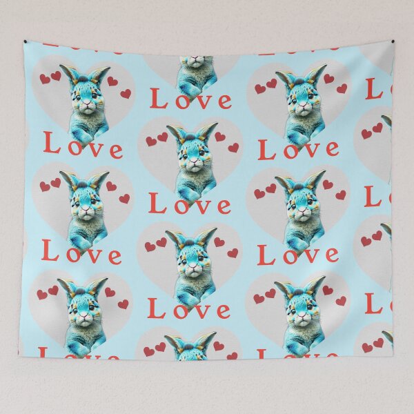 Item preview, rabbit in love designed and sold by Merelita.