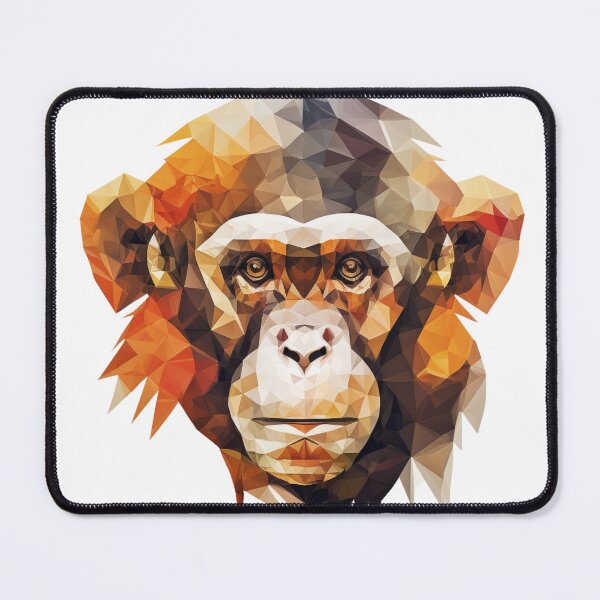 Item preview, Colorful Geometric Monkey  designed and sold by bigrockdesigns.