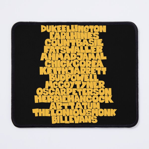 Item preview, Jazz Legends in Type: The Jazz Pianists designed and sold by Boogosh.