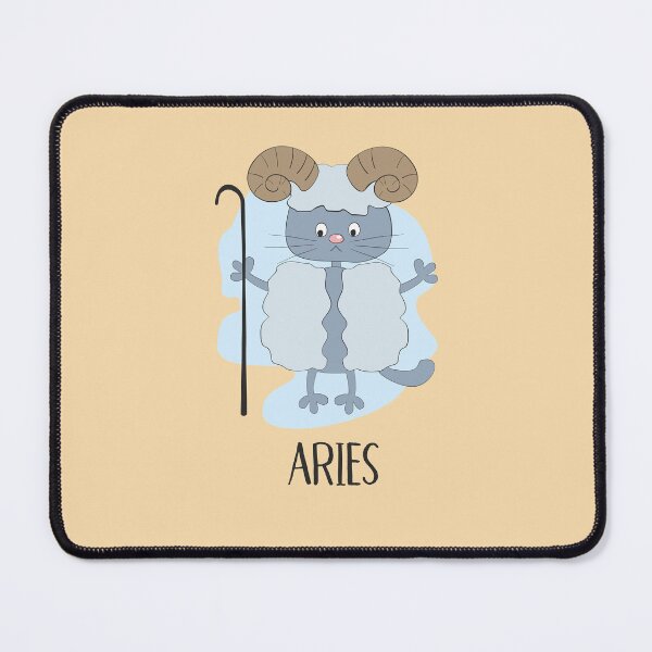 Item preview, Funny Aries Cat Zodiac designed and sold by MugsAndDuds.
