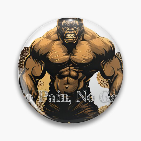 Artikelvorschau, No Pain, No Gain Bodybuilding Fitness Gym Workout Exercise Merch Print Design entworfen und verkauft von tengamerx.