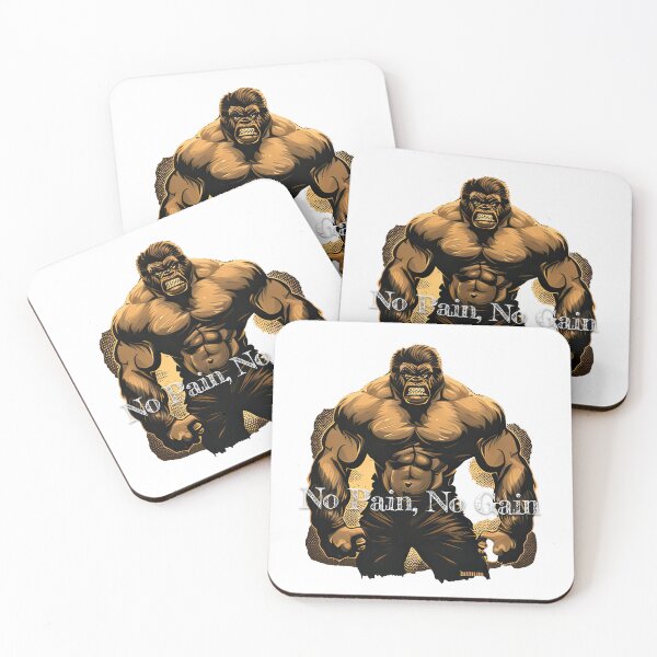 Aperçu de l'œuvre No Pain, No Gain Bodybuilding Fitness Gym Workout Exercise Merch Print Design créée et vendue par tengamerx.