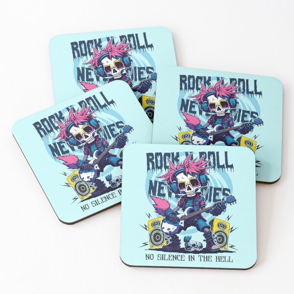 Item preview, Rock and roll never dies (clean ver.) - funny saying designed and sold by VichallanStudio.