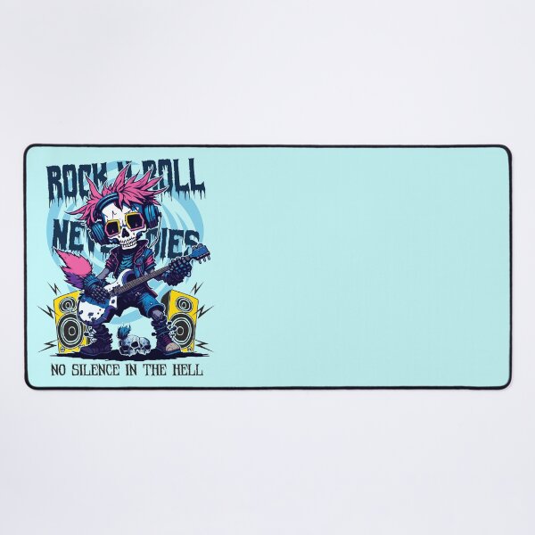 Item preview, Rock and roll never dies (clean ver.) - funny saying designed and sold by VichallanStudio.